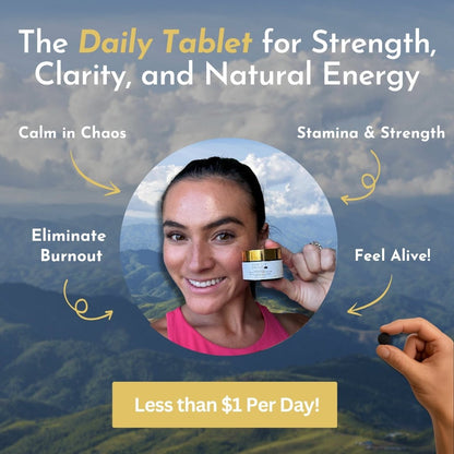 100% Pure Himalayan Shilajit - Cold - Pressed Resin Tablets - Asha Shilajit